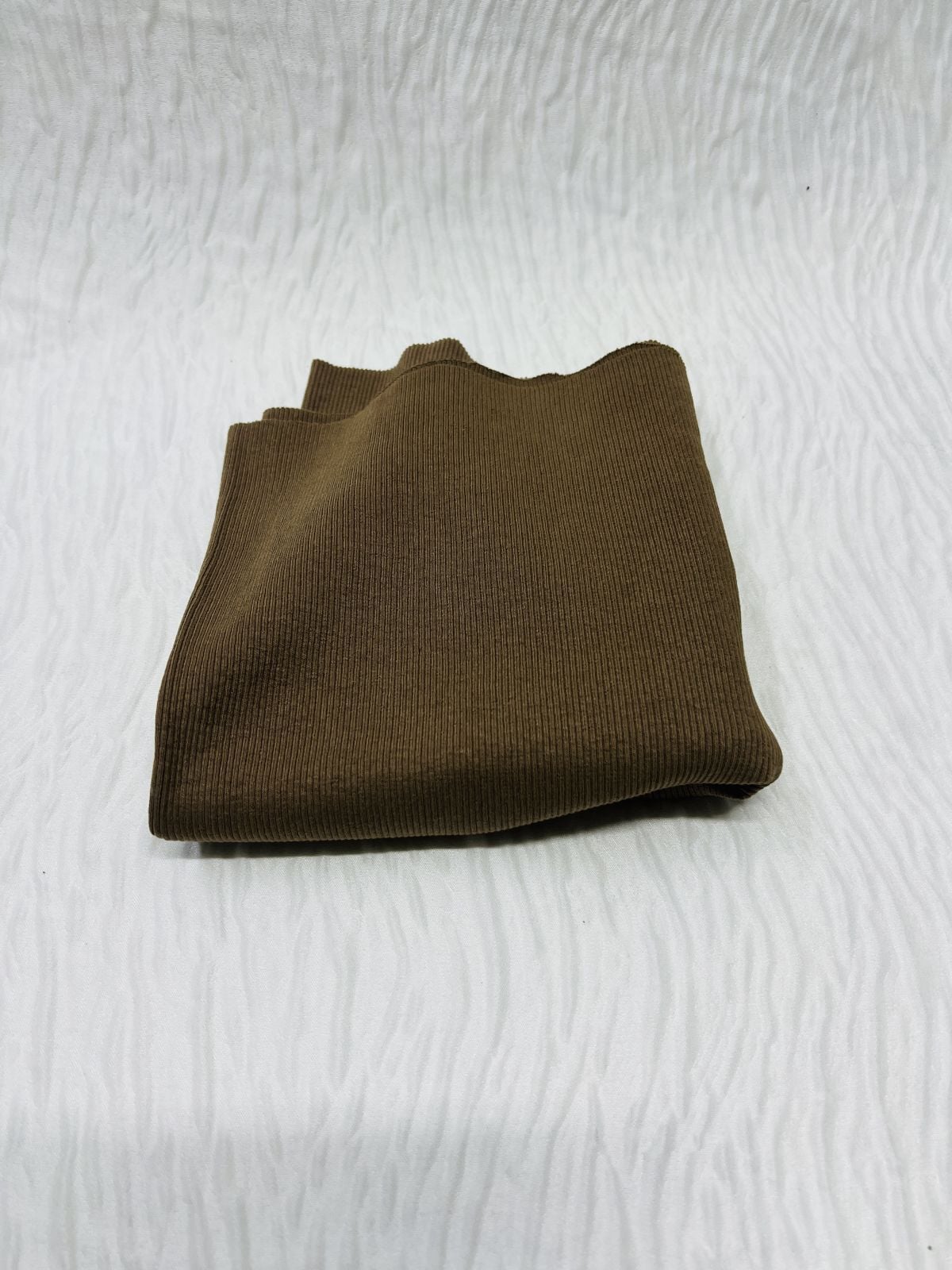 Ribana Fitilli Kumaş, Parça 20x110 cm - Kahverengi