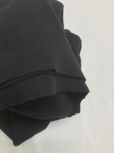 Siyah Kaşkorse (Ribana) Kumaş, Parça 220x130 cm