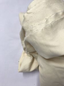 Krem İnce Kaşkorse Kumaş, Parça 250x110 cm