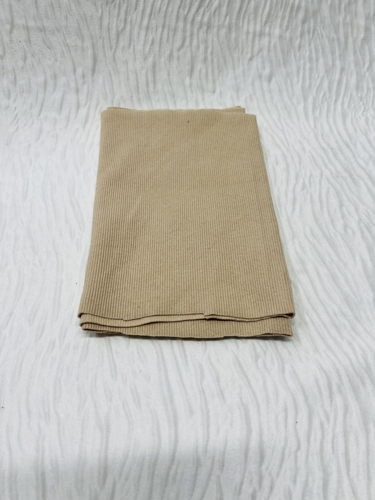 Ribana Fitilli Kumaş, Parça 20x110 cm - Bej Kahve