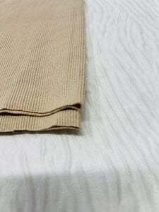 Ribana Fitilli Kumaş, Parça 20x110 cm - Bej Kahve