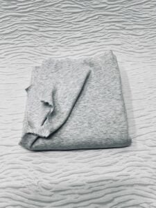 Bebe Ribanası Esnek Kumaş, Parça 80x170 cm - Gri
