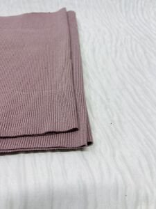 Ribana Fitilli Kumaş, Parça 20x110 cm - Gül Kurusu