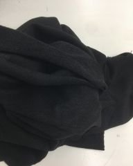 3 İplik Kumaş Penye Parça 75x190 cm Siyah