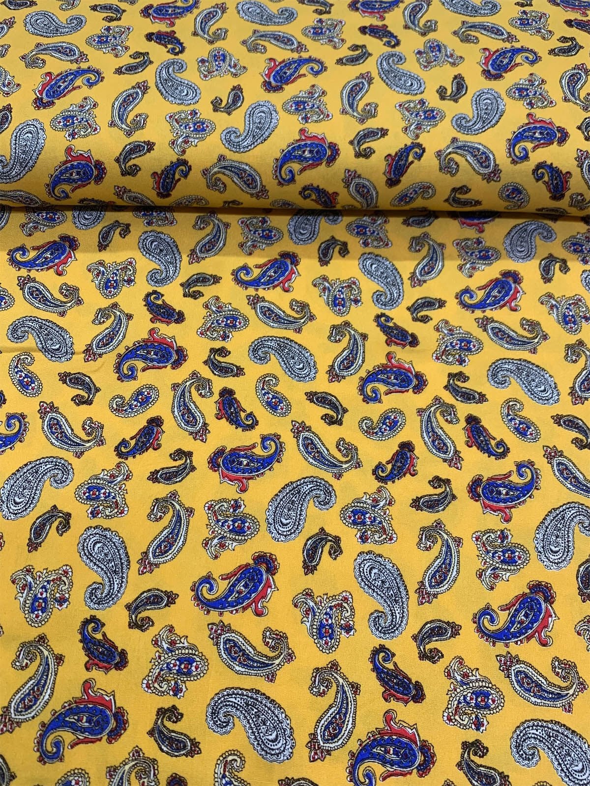 Şal Desenli Viskon Kumaş