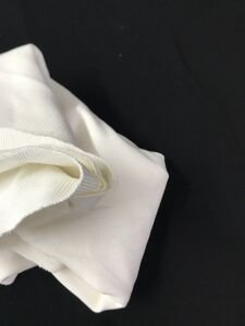 Ekru İnce Kaşkorse Kumaş, Parça 110x110 cm (İĞNE İZİ VAR)