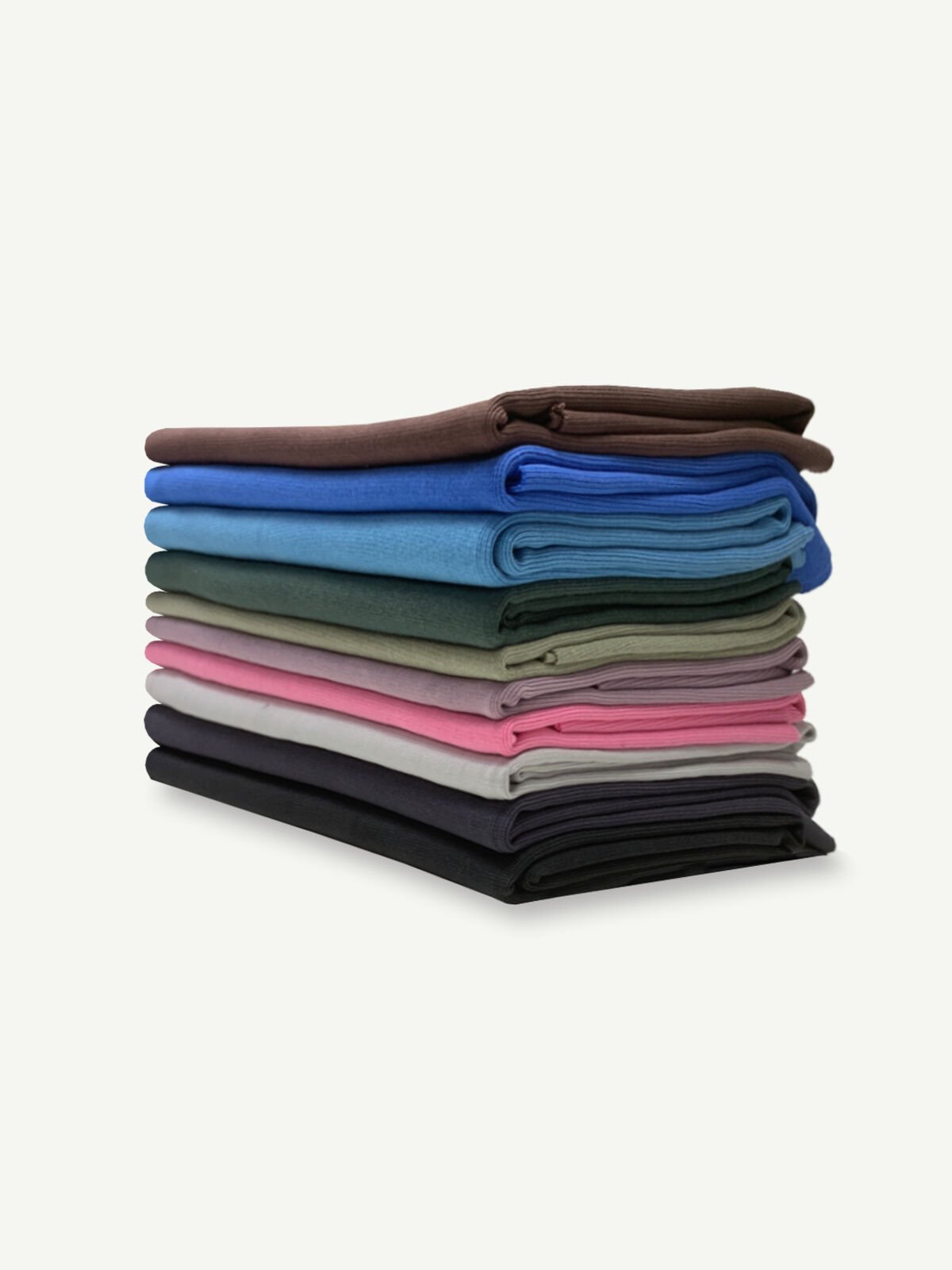 Ribana Kumaş Seti, Boyları 50-70 cm Arası 10 Adet - Sweatshirt Yaka ve Manşetlik