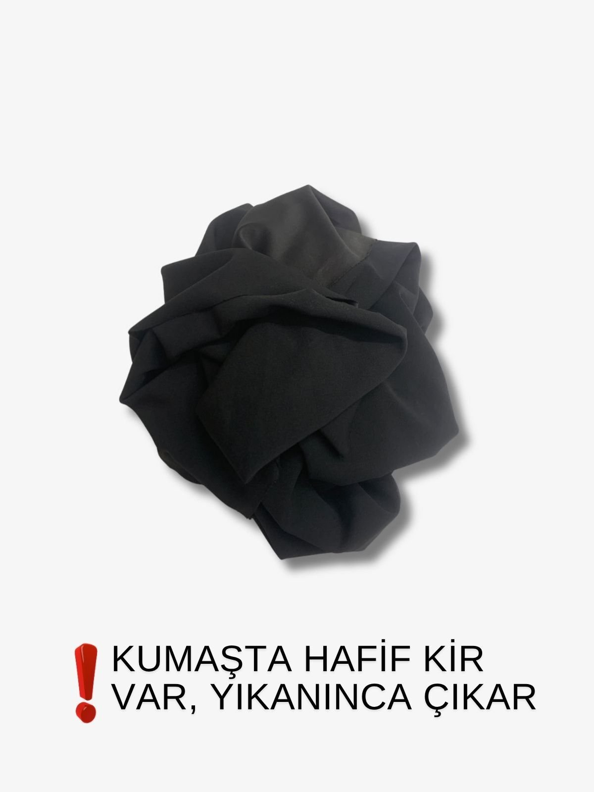 Dalgıç Krep Kumaş, Parça 150x150 cm Siyah