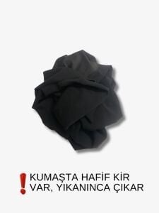 Dalgıç Krep Kumaş, Parça 150x150 cm Siyah