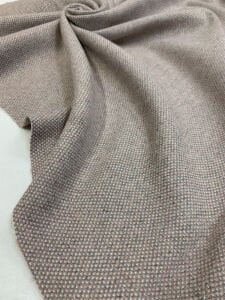 Sim Detaylı Pudra Kışlık Kumaş - Kalın Mantoluk ve Örtülük