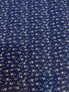 Desenli Viskon Penye Kumaş Dökümlü Esnek Elbiselik - Narin Turkuaz Dallı Desen