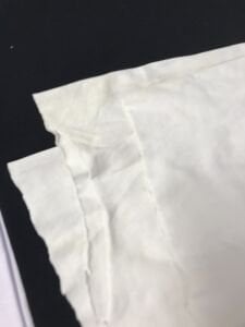 Ekru İnce Ribana Kumaş, Parça 85x150 cm (HAFİF KİR VAR)