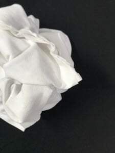 Ekru İnce Ribana Kumaş, Parça 85x150 cm (HAFİF KİR VAR)