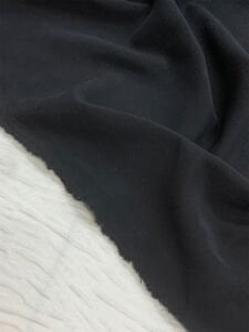 Siyah Tensel Keten Kumaş Dökümlü