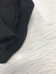 Ribana Fitilli Kumaş Siyah – Parça 35x130 cm