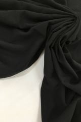 Tensel Kumaş Dökümlü - Siyah