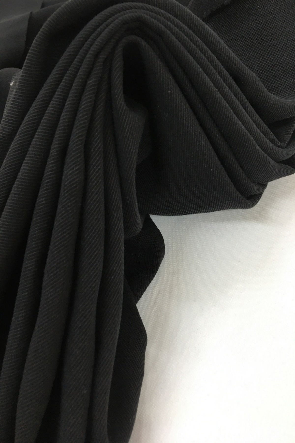 Tensel Kumaş Dökümlü - Siyah