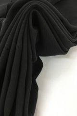 Tensel Kumaş Dökümlü - Siyah