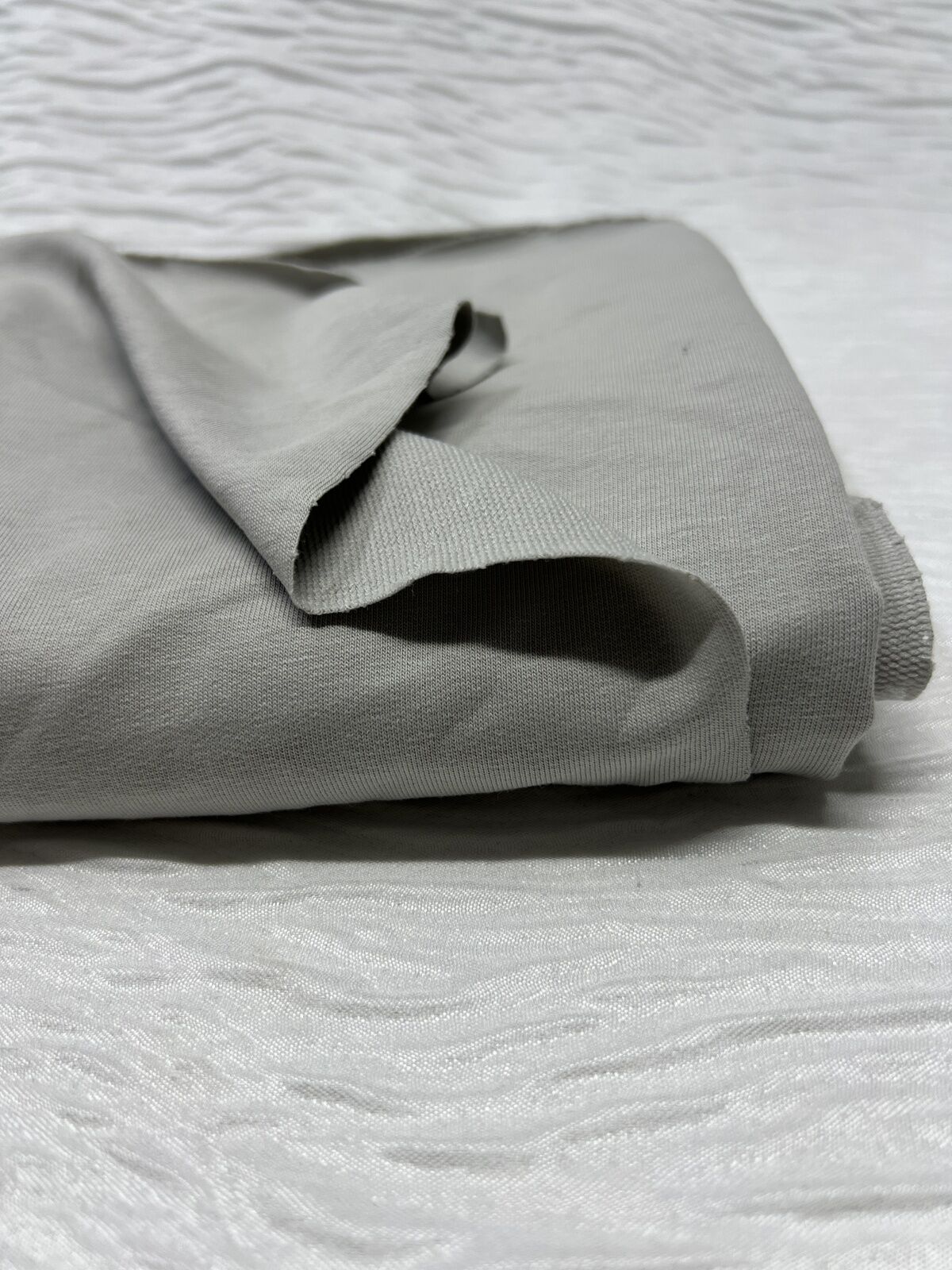 Diz Yapmaz Esnek 2 İplik Kumaş, Parça 95x180 cm - Gri