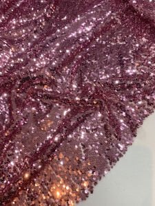 Pembe Pul Payet Kumaş