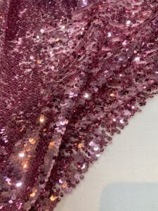 Pembe Pul Payet Kumaş