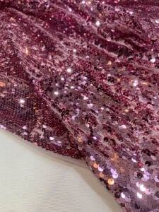 Pembe Pul Payet Kumaş