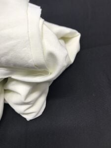 Likralı Süprem Kumaş Ekru, Parça 80x160 cm