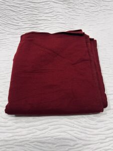 Diz Yapmaz Esnek 2 İplik Kumaş, Parça 100x180 cm - Bordo