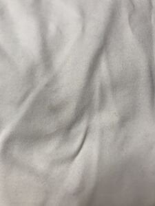 Ekru Esnek Bebe Ribanası Penye Kumaş, Parça 120x170 cm (HAFİF KİR VAR)