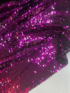 Mor Pul Payet Kumaş Çift Yönlü