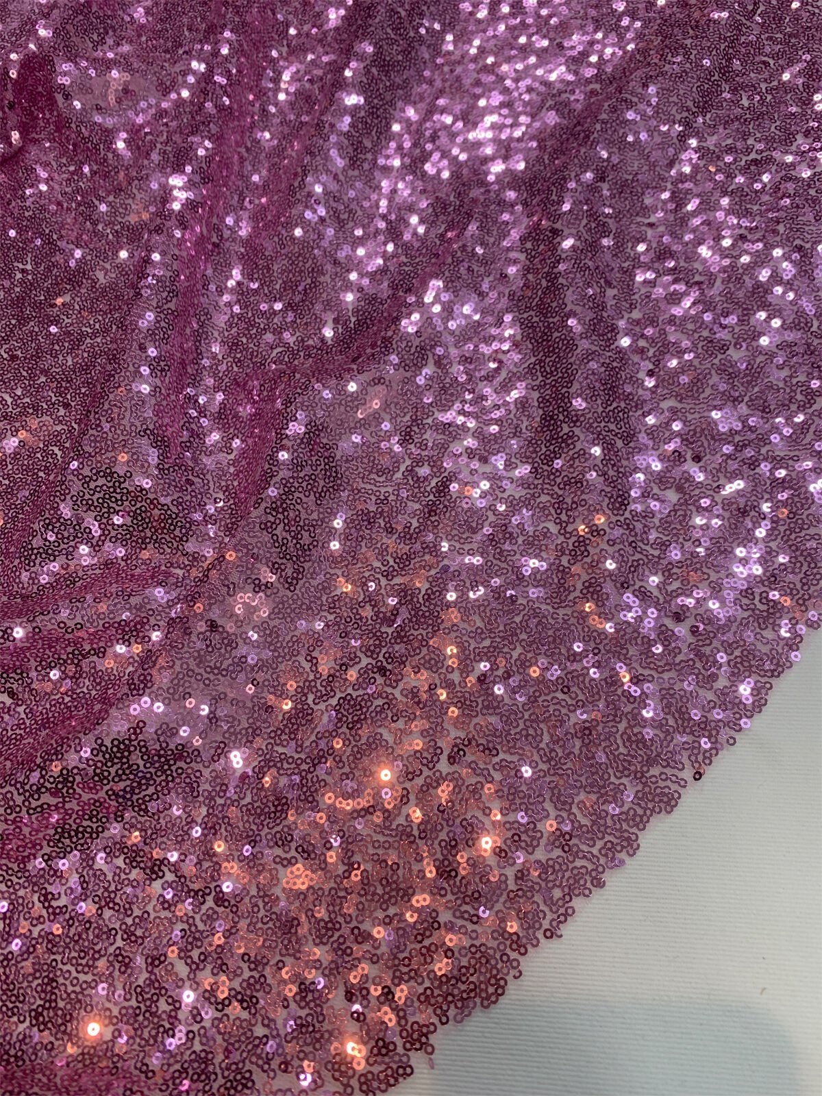 Gül Kurusu Pul Payet Kumaş