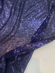 Lacivert Pul Payet Kumaş