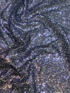 Lacivert Pul Payet Kumaş