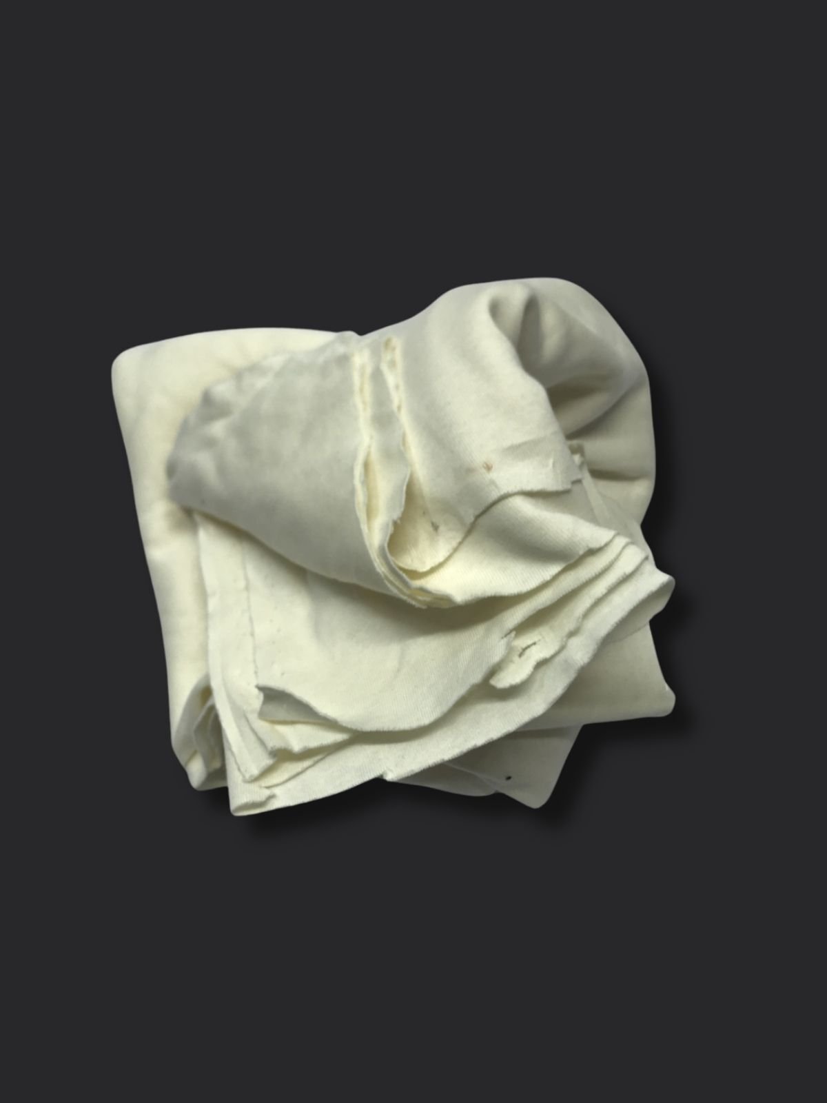 Bebe Ribana Penye Kumaş, Parça 80x170 cm Ekru Renk