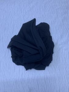 Diz Yapmaz 2 İplik Kumaş, Parça 90x200 cm - Siyah