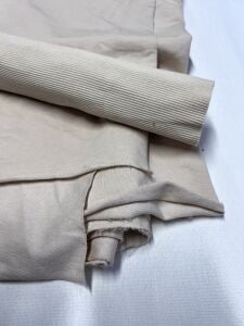 Ribanalı Diz Yapmaz 2 İplik, Parça 110x190 cm - Krem