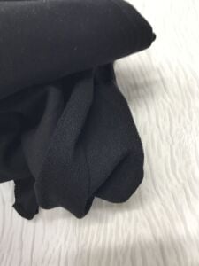 Ribanalı 3 İplik Kumaş Siyah – Parça 85x180 cm