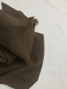 Kumlu Krep Kumaş, Parça 330x150 cm Kahverengi