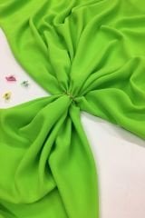 Fıstık Yeşili Rengi Tok Krep Kumaş