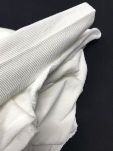 Ribanalı 3 İplik Kumaş Ekru – Parça 90x180 cm (HAFİF KİR VAR)