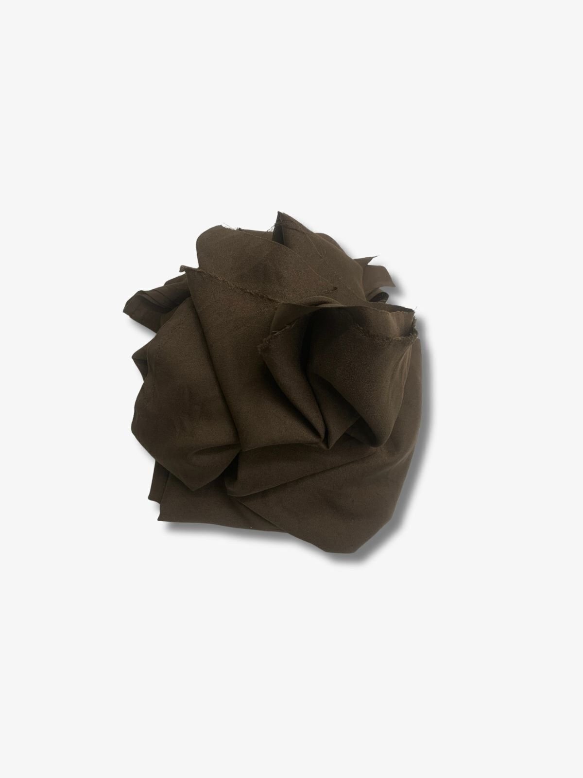 Kumlu Krep Kumaş, Parça 300x150 cm Kahverengi