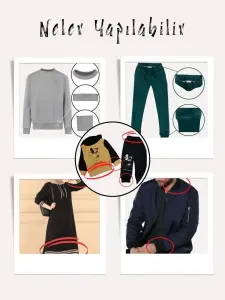 Ribana Fitilli Kumaş, Parça 60x110 cm Ekru Renk