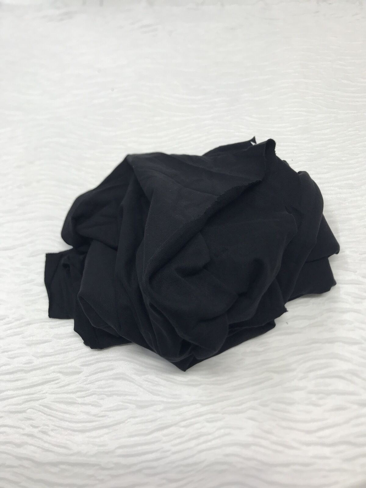 Pamuk 2 İplik Kumaş Esnek Siyah, Parça 85x180 cm