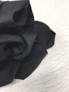 Diz Yapmaz 2 İplik Kumaş Esnek Siyah, Parça 90x180 cm