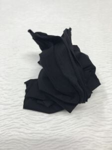 Diz Yapmaz 2 İplik Kumaş Esnek Siyah, Parça 85x180 cm