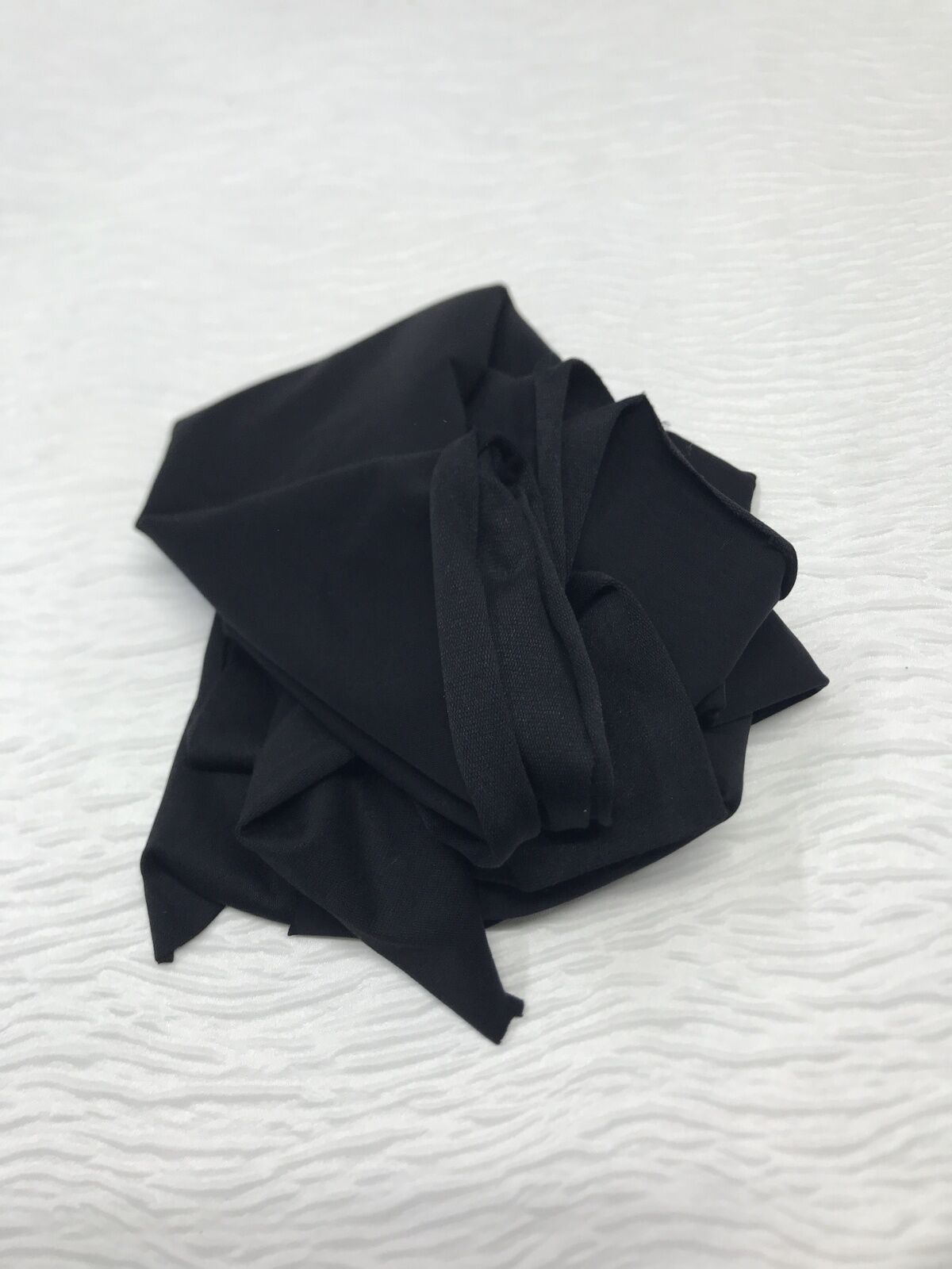 Diz Yapmaz 2 İplik Kumaş Esnek Siyah, Parça 65x180 cm