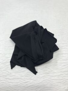 Diz Yapmaz 2 İplik Kumaş Esnek Siyah, Parça 65x180 cm