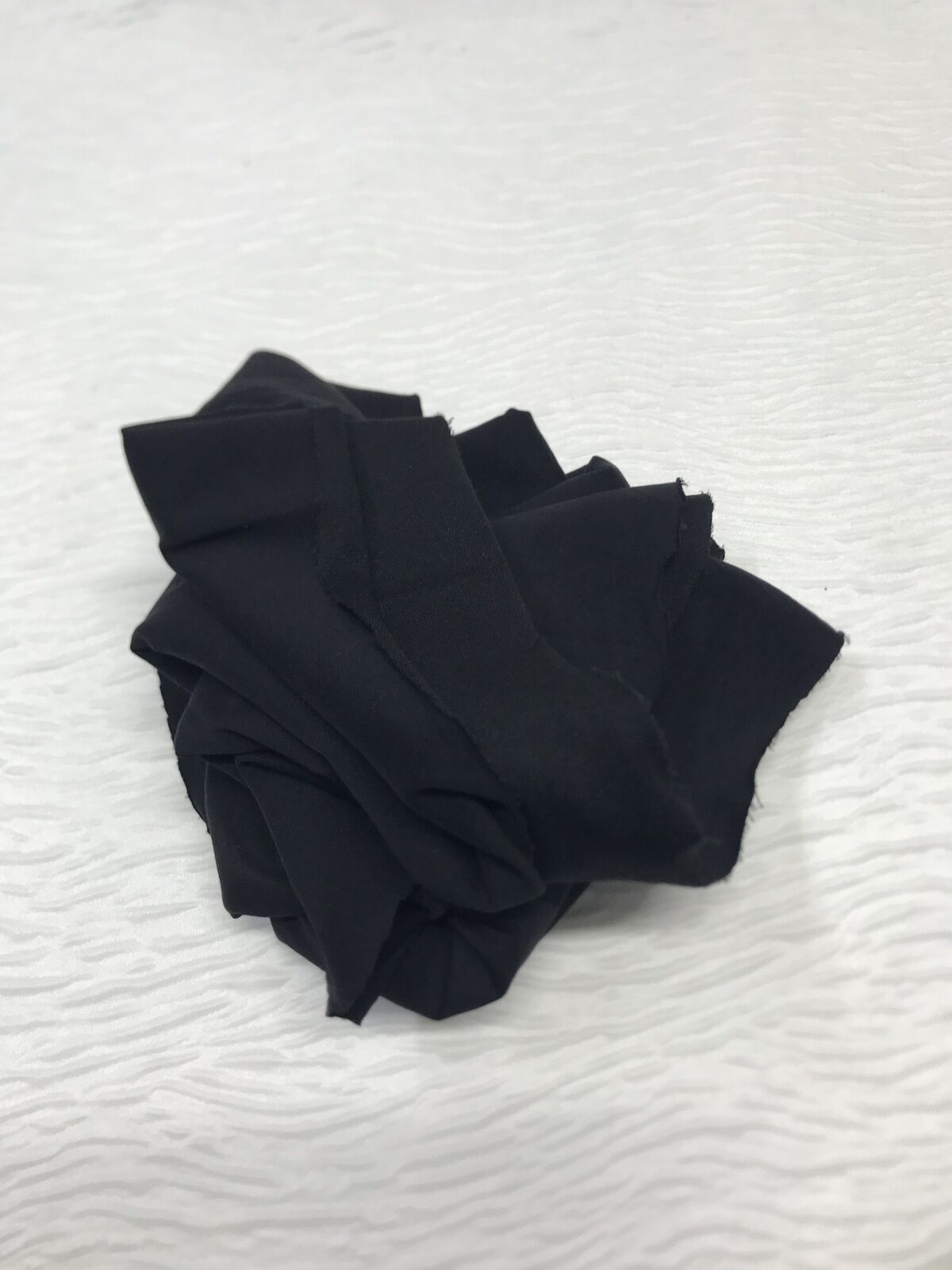 Diz Yapmaz 2 İplik Kumaş Esnek Siyah, Parça 85x170 cm