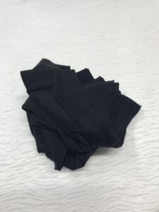 Diz Yapmaz 2 İplik Kumaş Esnek Siyah, Parça 85x170 cm