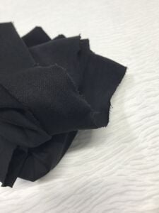 Diz Yapmaz 2 İplik Kumaş Esnek Siyah, Parça 85x170 cm